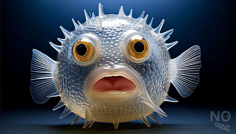 びっくりしているハリセンボン