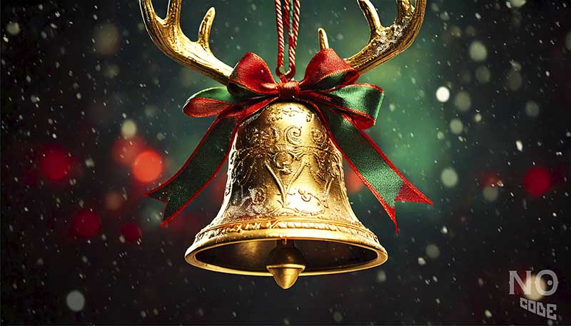 トナカイのクリスマスベル