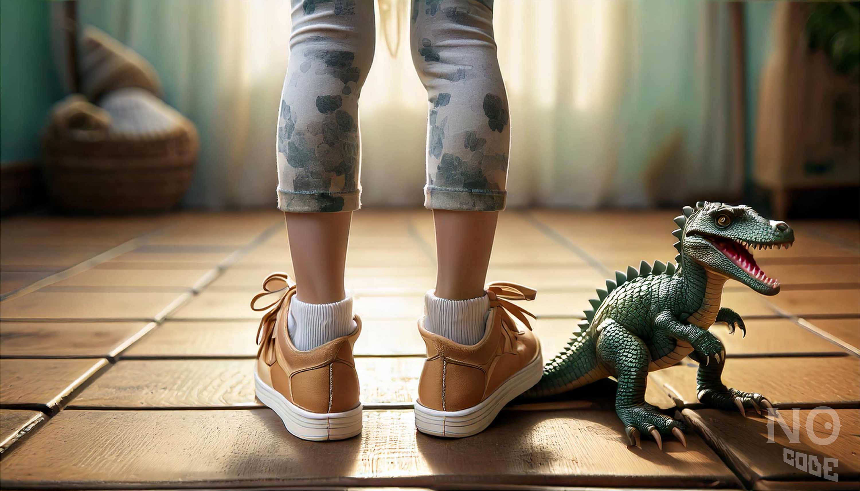 怪獣のしっぽを踏んだ女の子