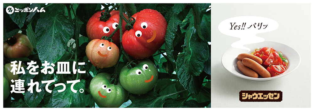 シャウエッセン雑誌広告